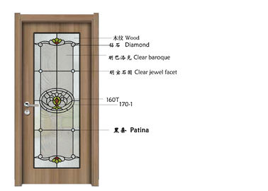 Αρχιτεκτονικό διακοσμητικό παγωμένο γυαλί τοίχων, διαμορφωμένο πάχος χιλ. γυαλιού 1.6-30 παραθύρων