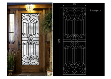 Διακοσμητικές πόρτες σιδήρου και γυαλιού για τις πόρτες 15.5*39.37 IGCC/IGMA εισόδων