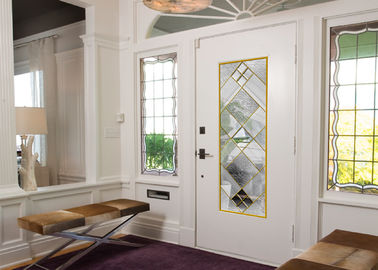 Αρχικές επιτροπές Nouveau Art Deco πορτών γυαλιού έργου τέχνης αρχιτεκτονικές διακοσμητικές λεκιασμένες