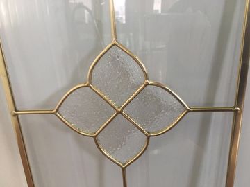Διαφανής γυαλί/μέταλλο λοξευμένη πλαίσιο άκρη γραφείου κουζινών ανθεκτική στη θερμότητα