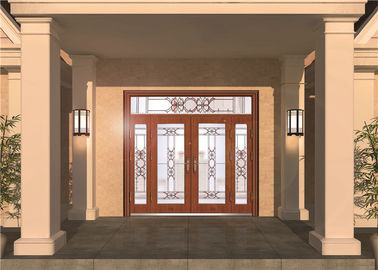 Μπροστινό γυαλί πορτών εισόδων συνήθειας, έγχρωμη διακοσμητική επιτροπή γυαλιού για την πόρτα